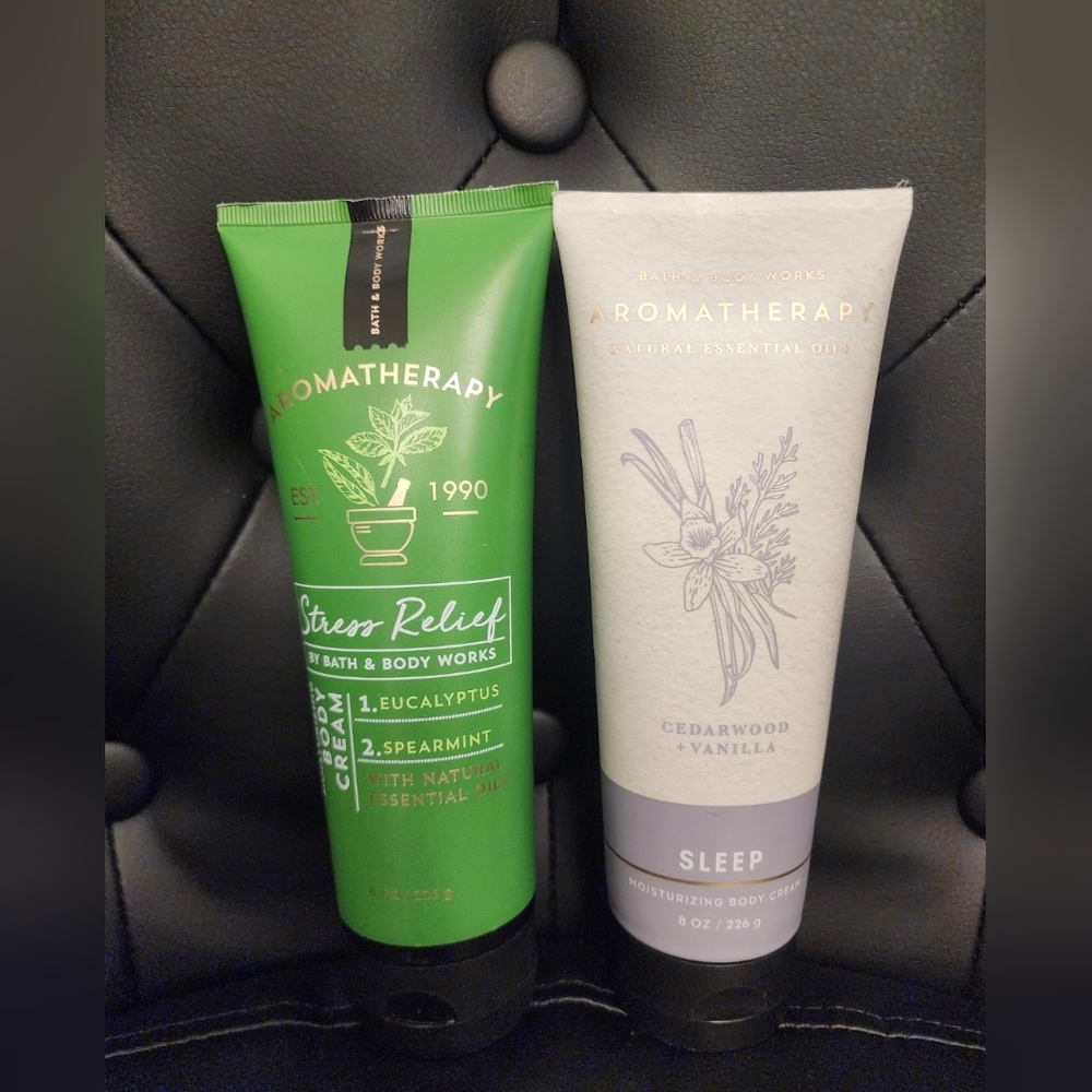 Bath & Body Works  Moisturizer Set* Stress Relief & Sleep